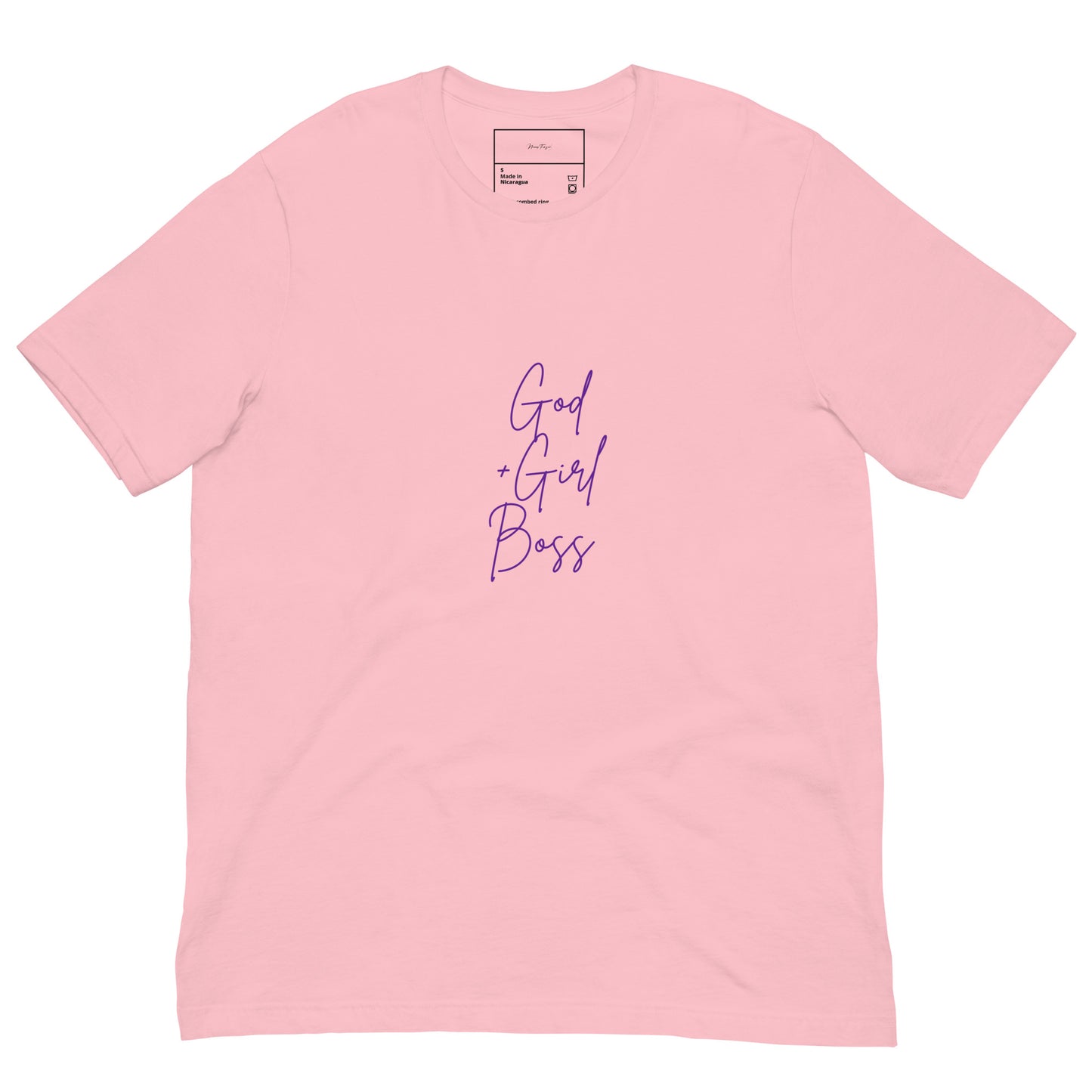 God + Girl Boss Unisex t-shirt - nieceyfrazier