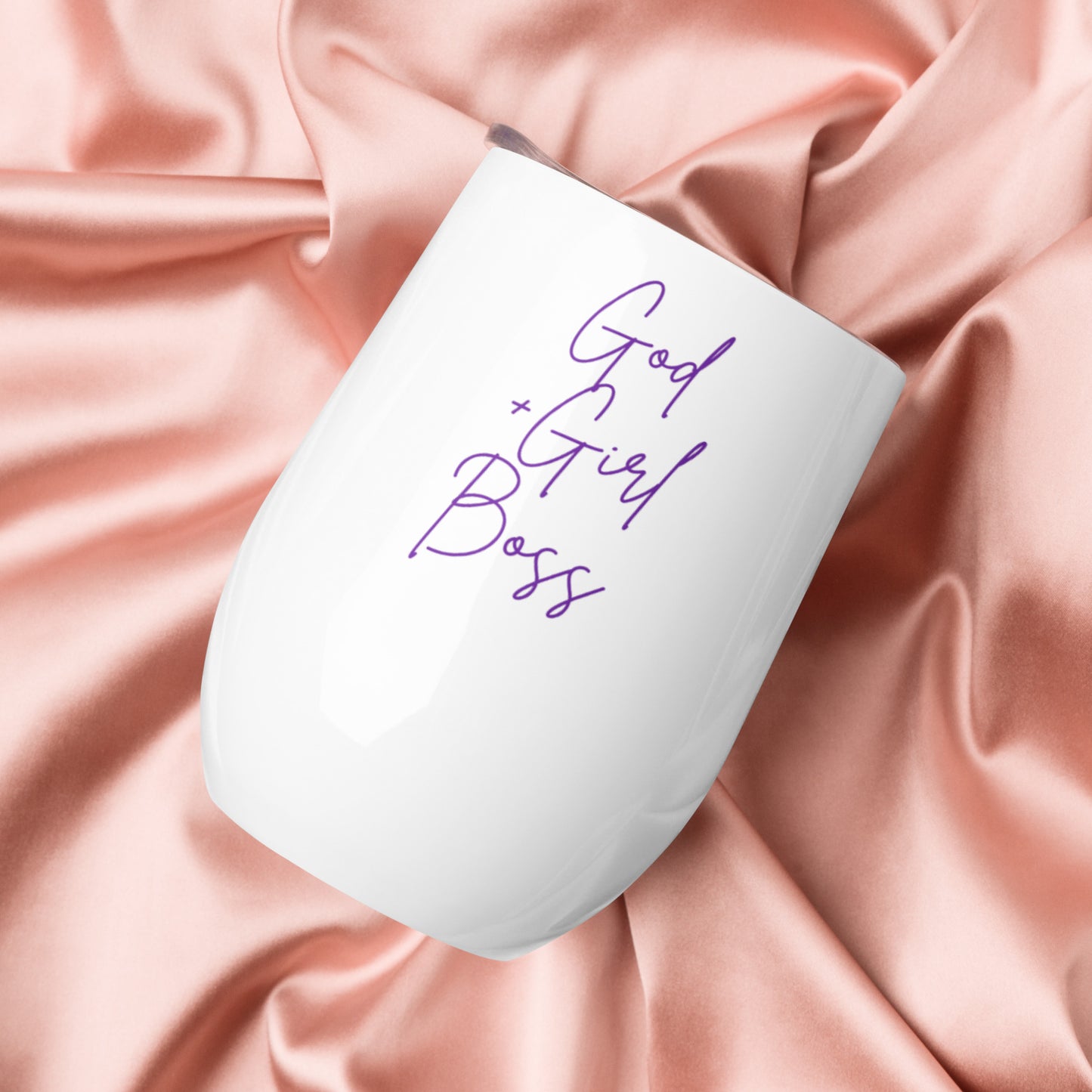 God + Girl Boss Wine Tumbler - nieceyfrazier