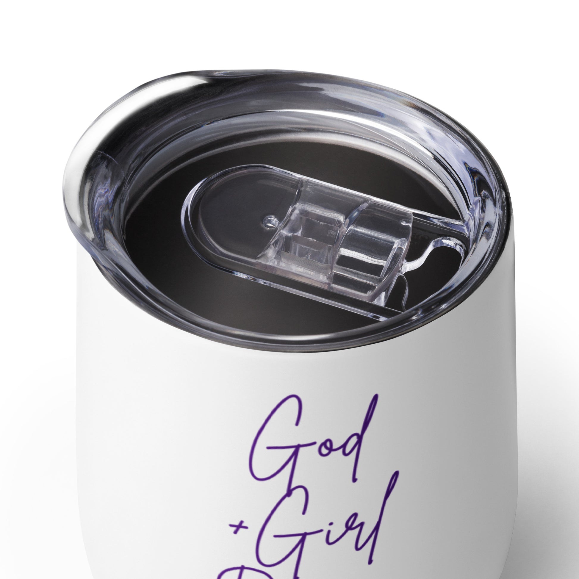 God + Girl Boss Wine Tumbler - nieceyfrazier